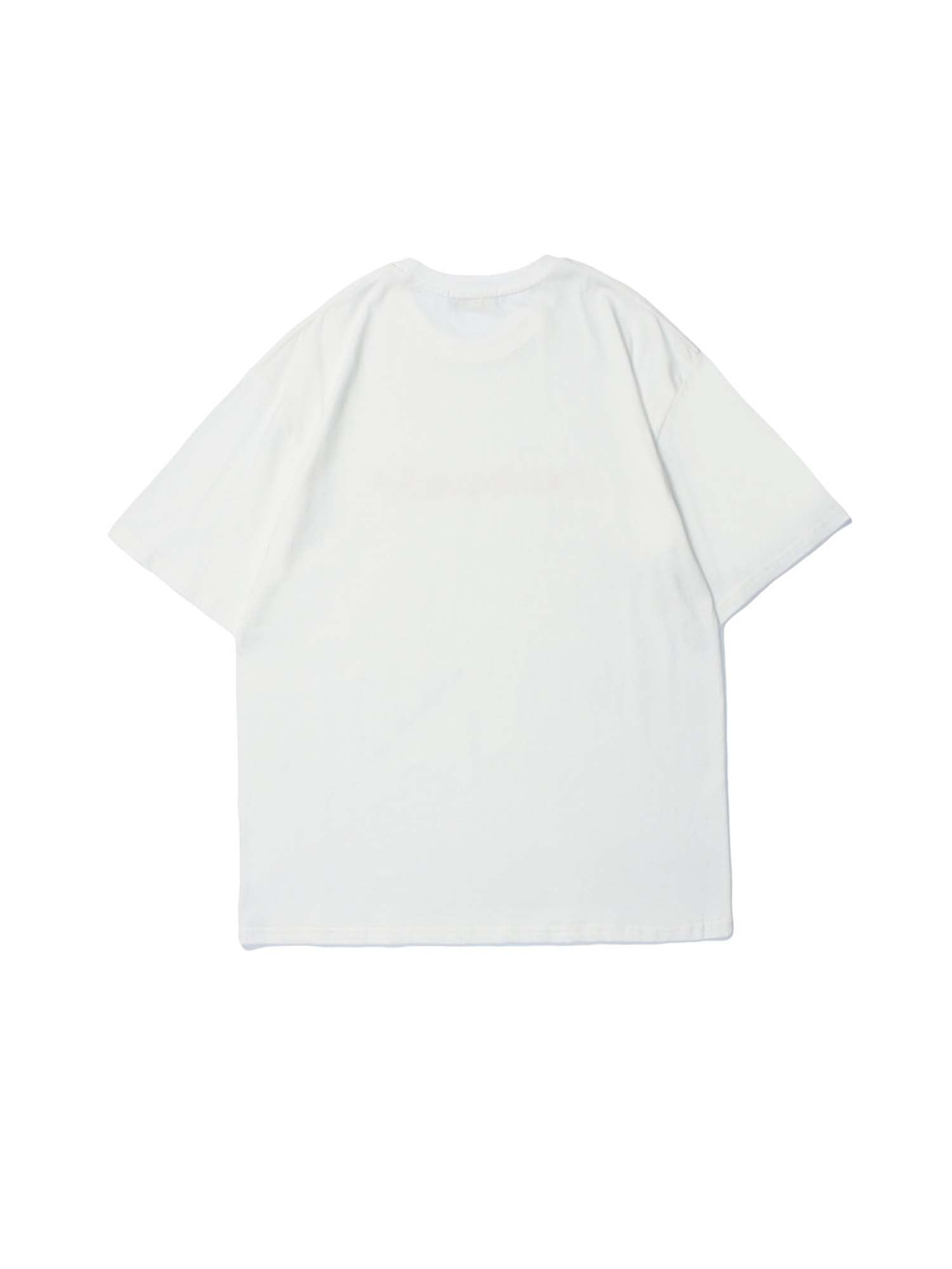 T-shirt a maniche corte in cotone con stampa lettera Justnotag