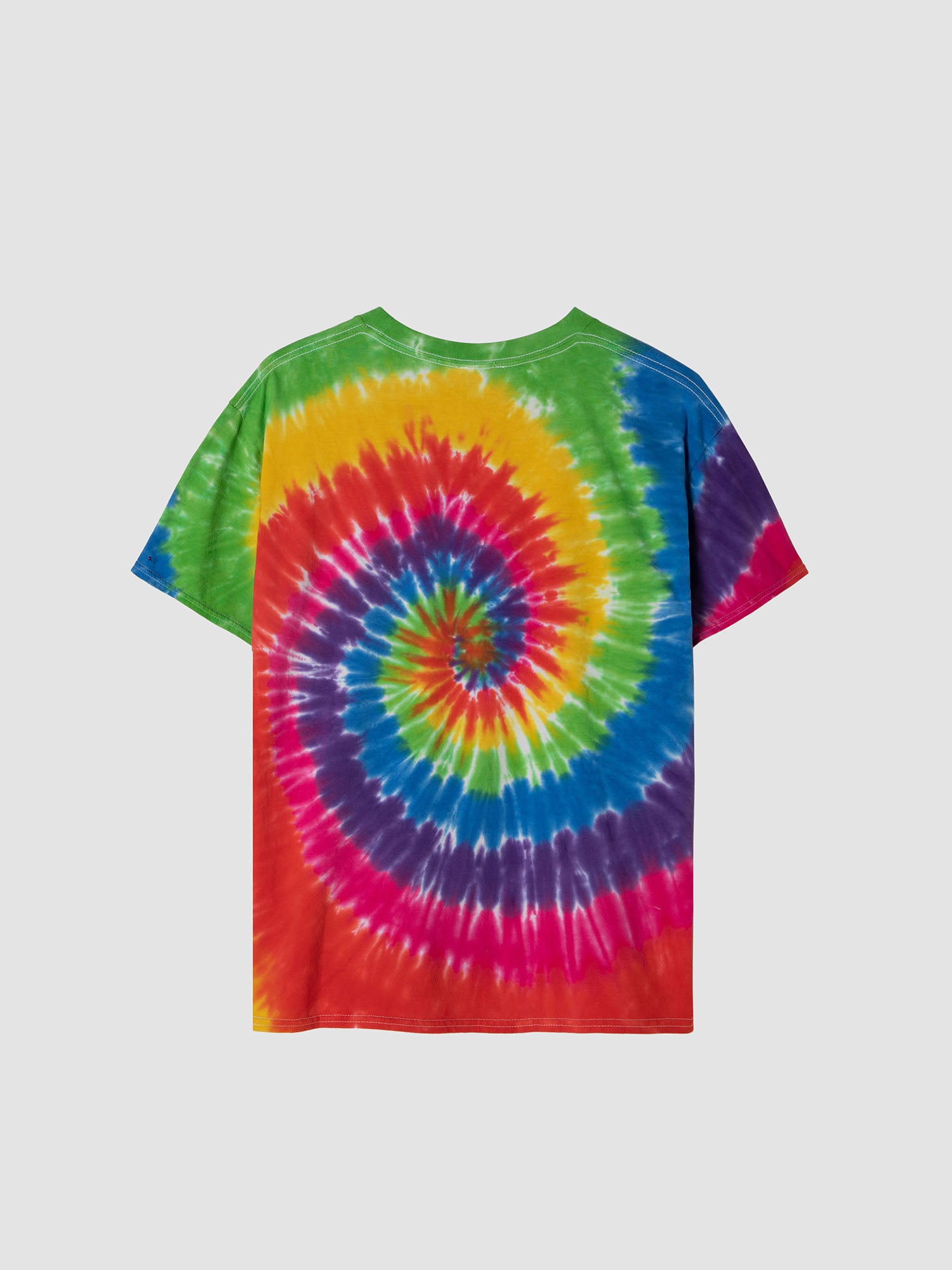 T-shirt à manches courtes teint par nœuds Justnotag Circle Center Whirlwind multicolore