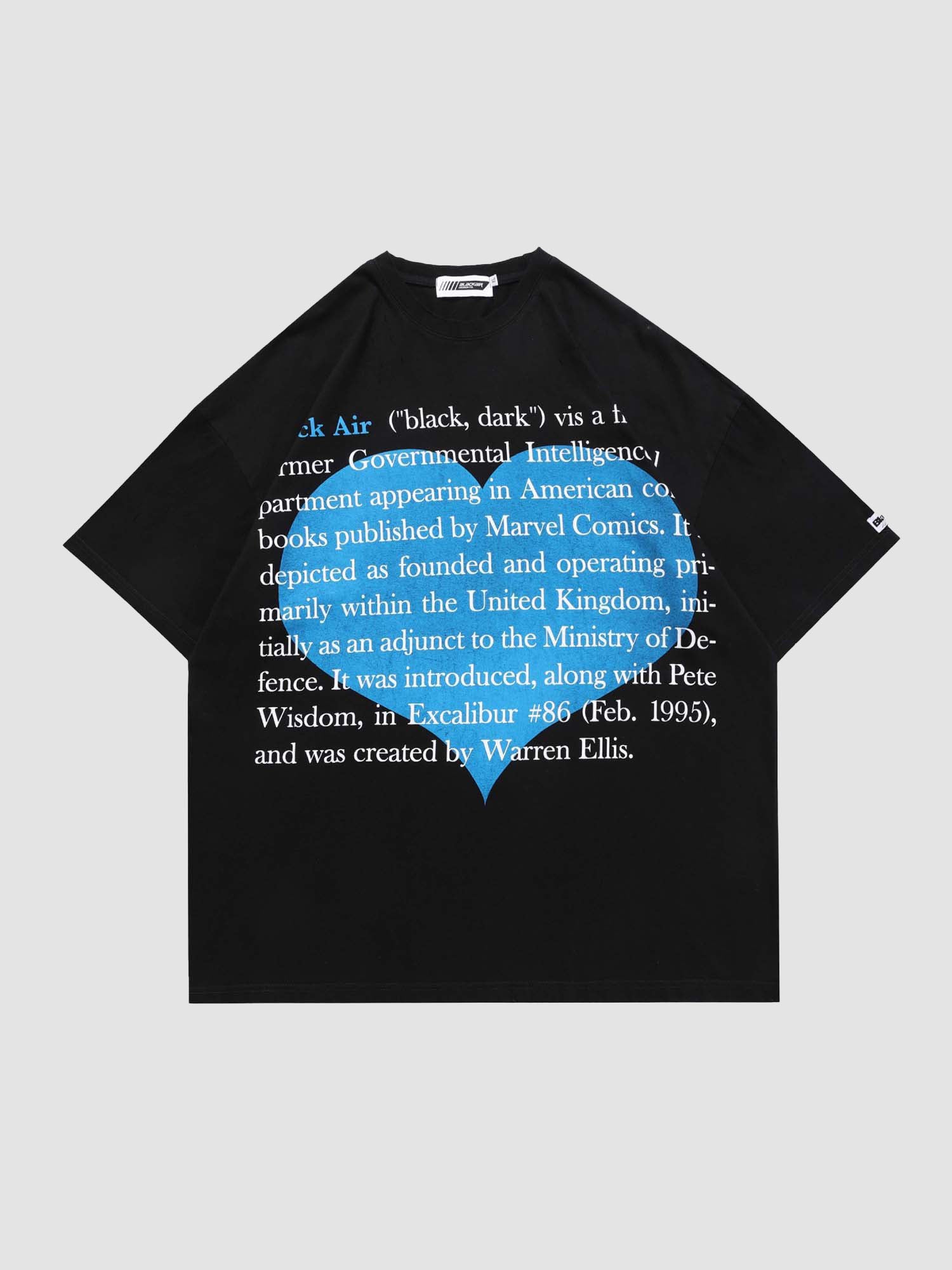 JUSTNOTAG Street Love T-shirt à manches courtes 100 % coton