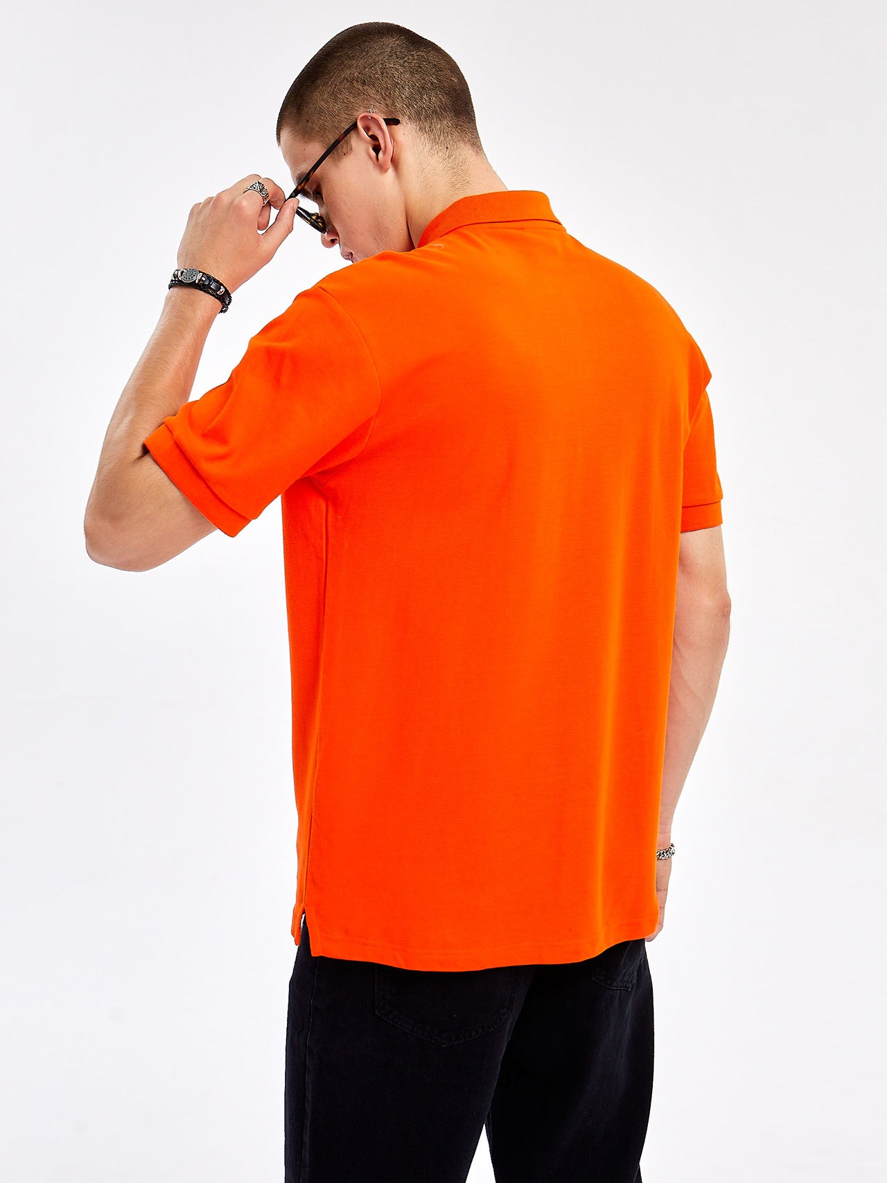 Casual Plain Cotton Polo T-Shirts for men's