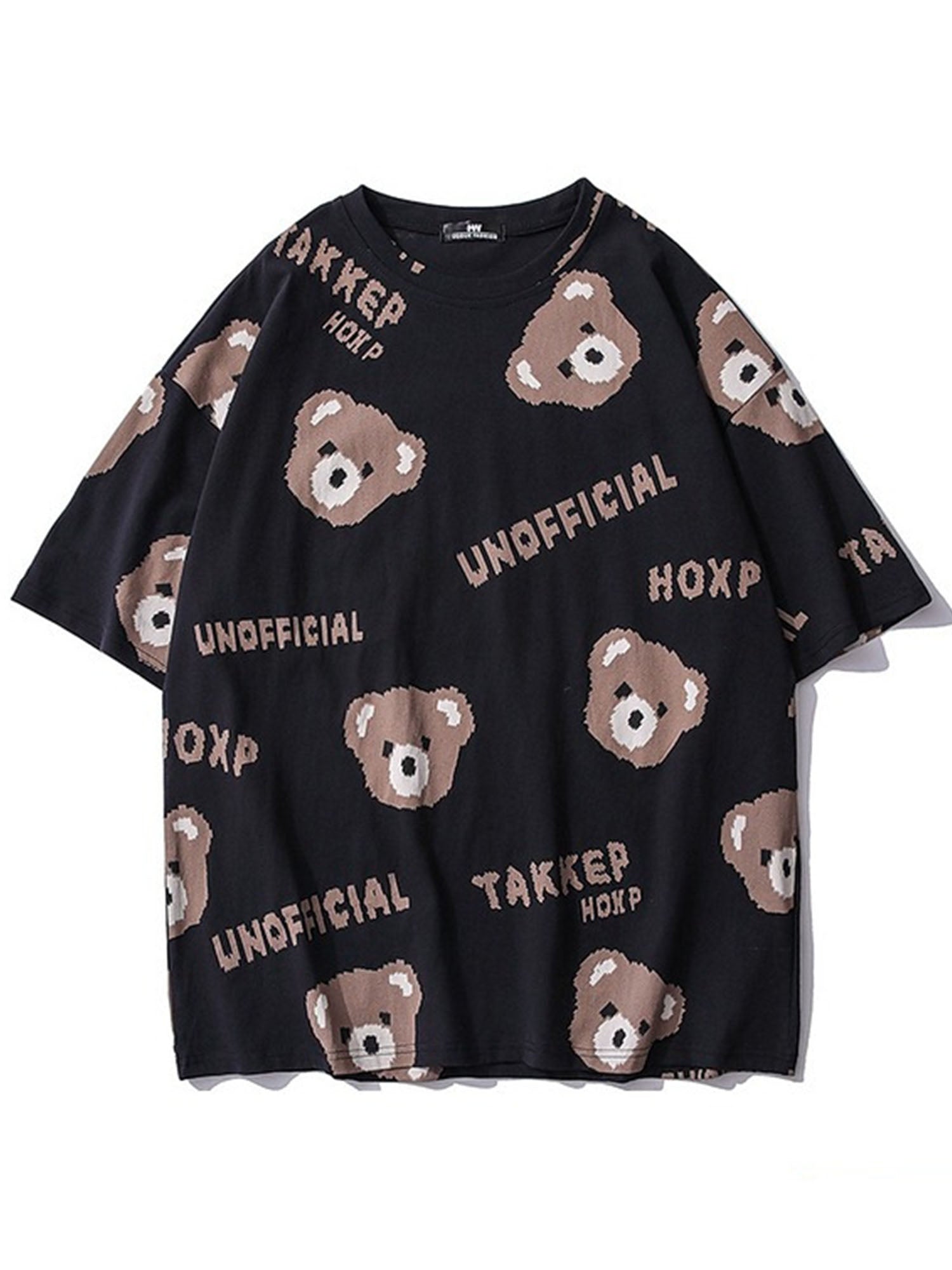 Justnotag T-shirt a maniche corte con stampa Cartoon Little Bear