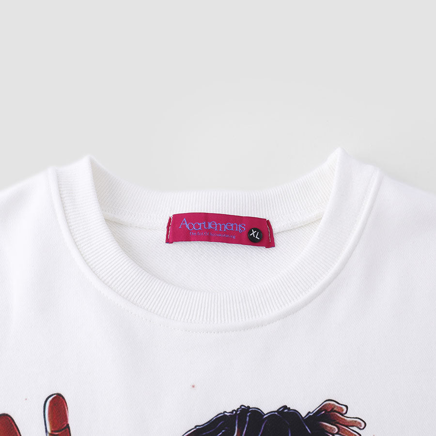 Baumwoll-Sweatshirts mit Justnotag-Print – Waschung