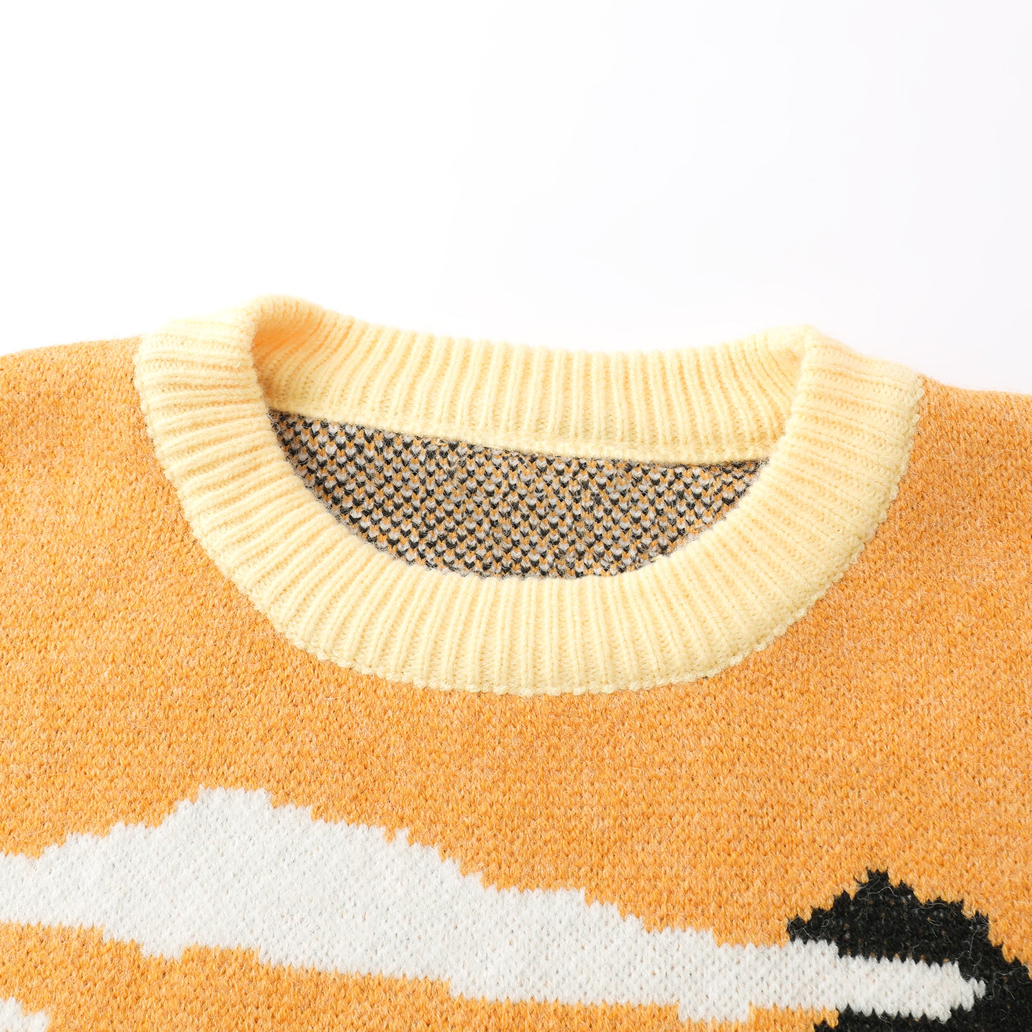 JUSTNOTAG Landscape Pattern Knitted Sweater