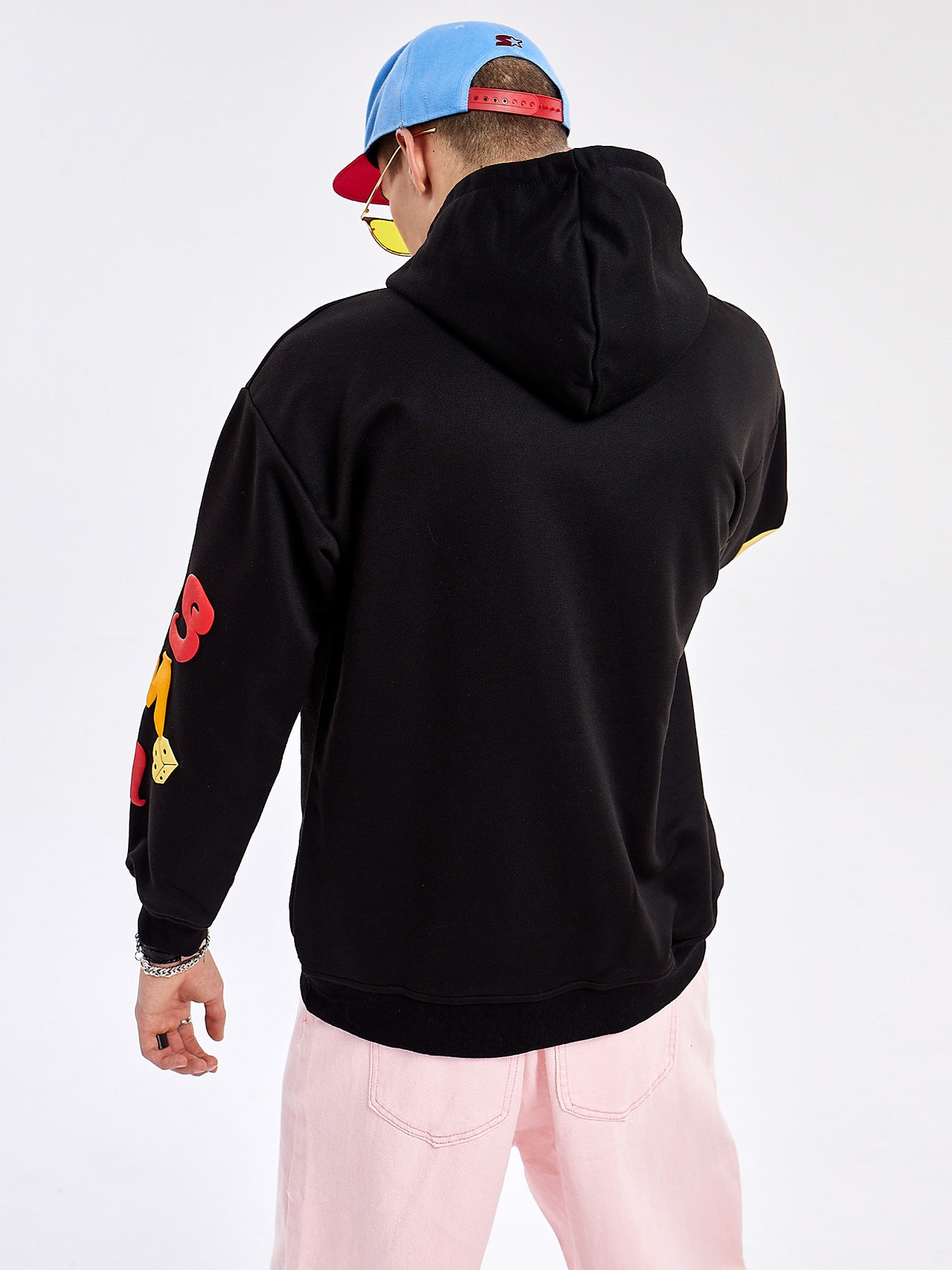 JUSTNOTAG Casual Letter Hooded Hoodies