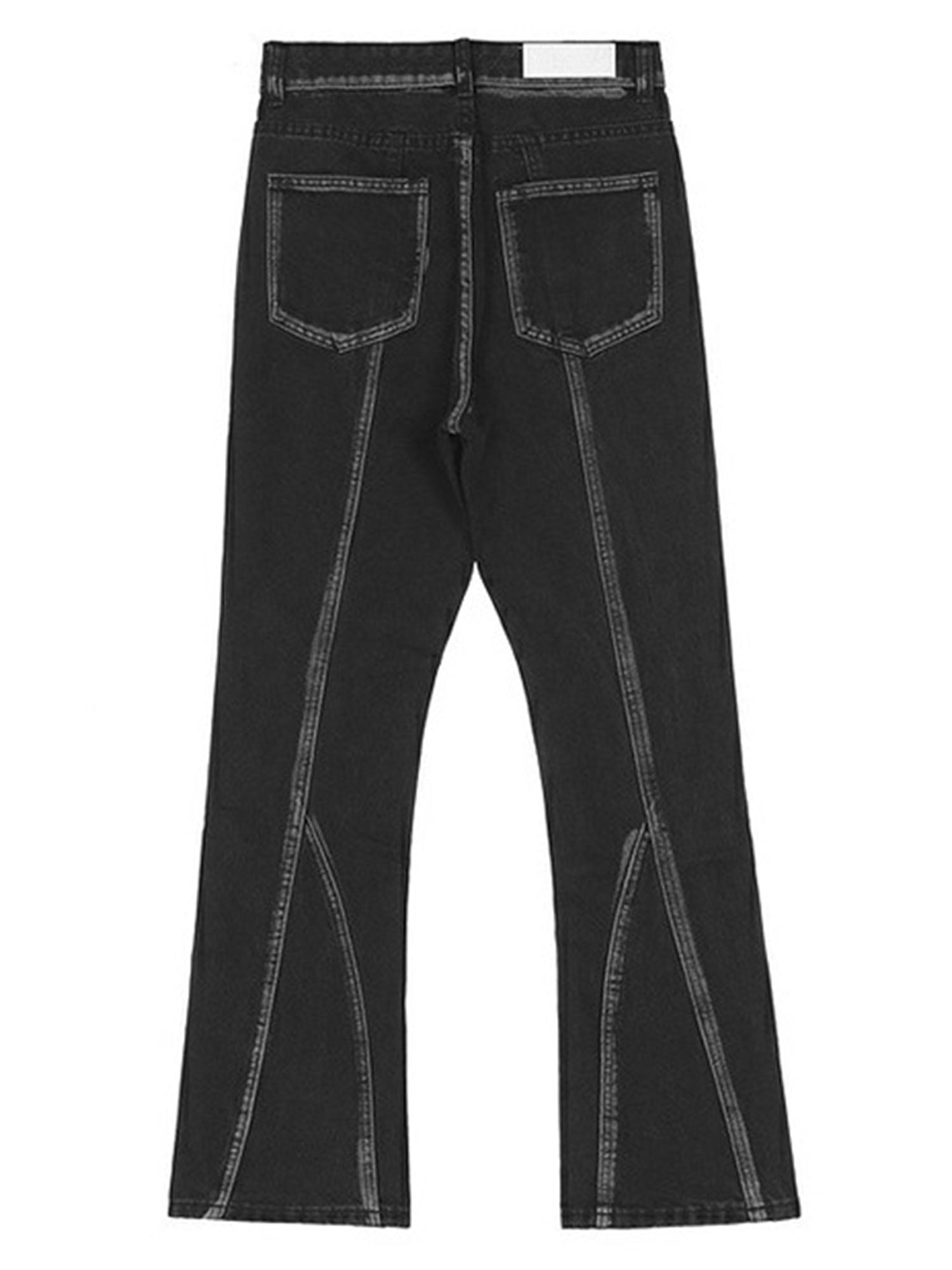 Justnotag Retro Mini Flared Jeans - Délavage