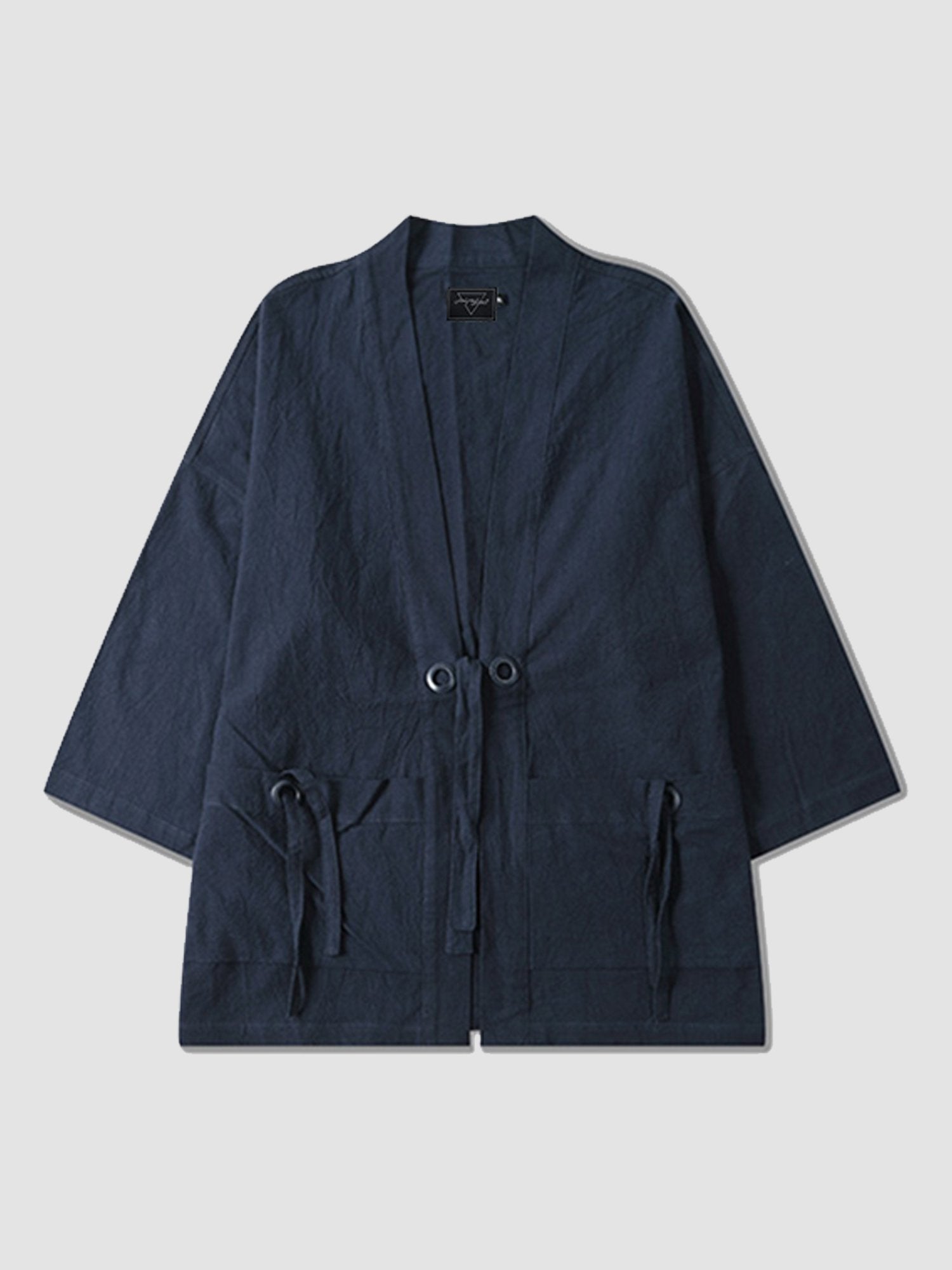 JUSTNOTAG Thin Kimono Cardigan Half Sleeve Shirts