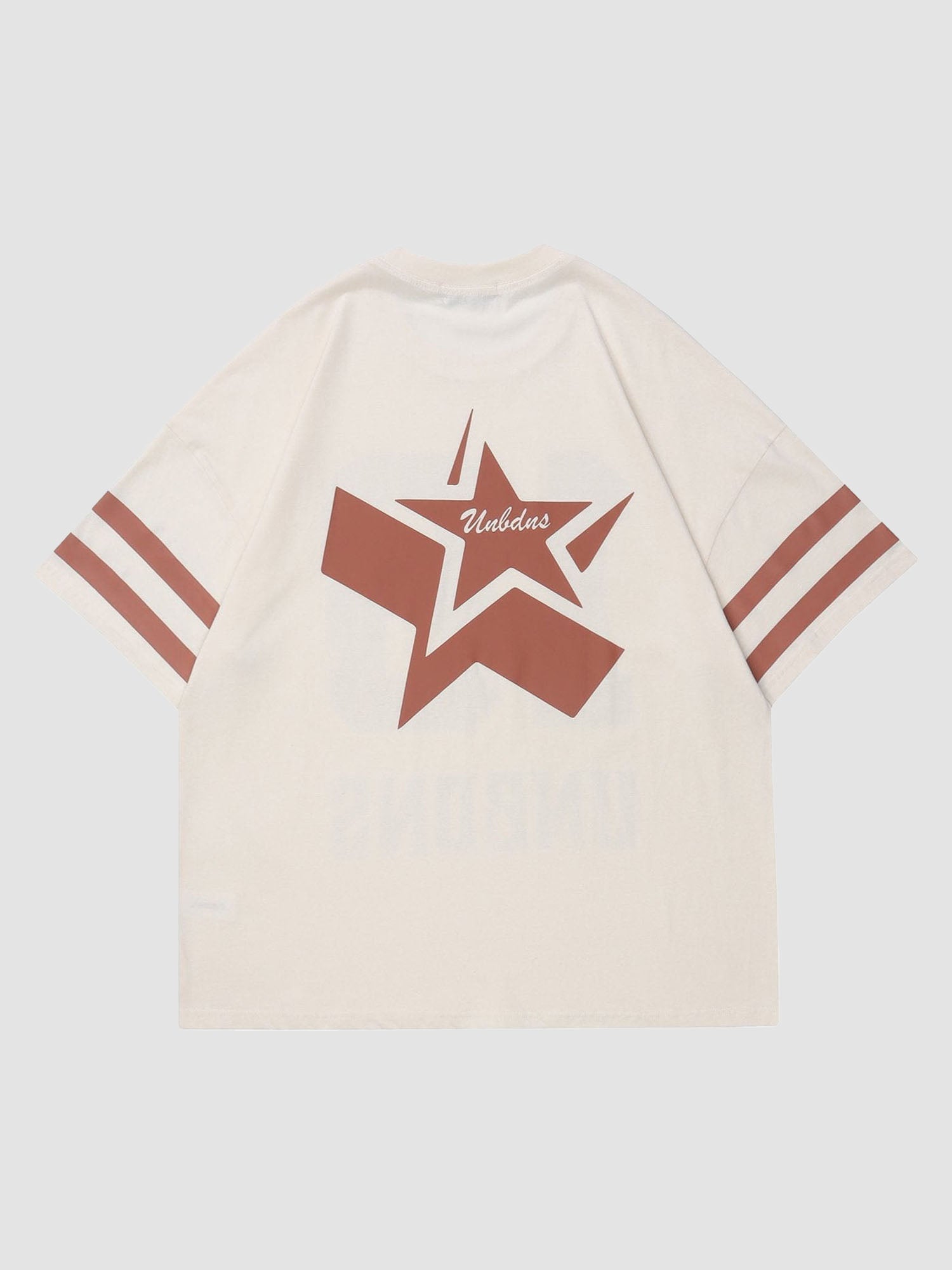 JUSTNOTAG Letter NO.16 Graphic Short Sleeve Tee