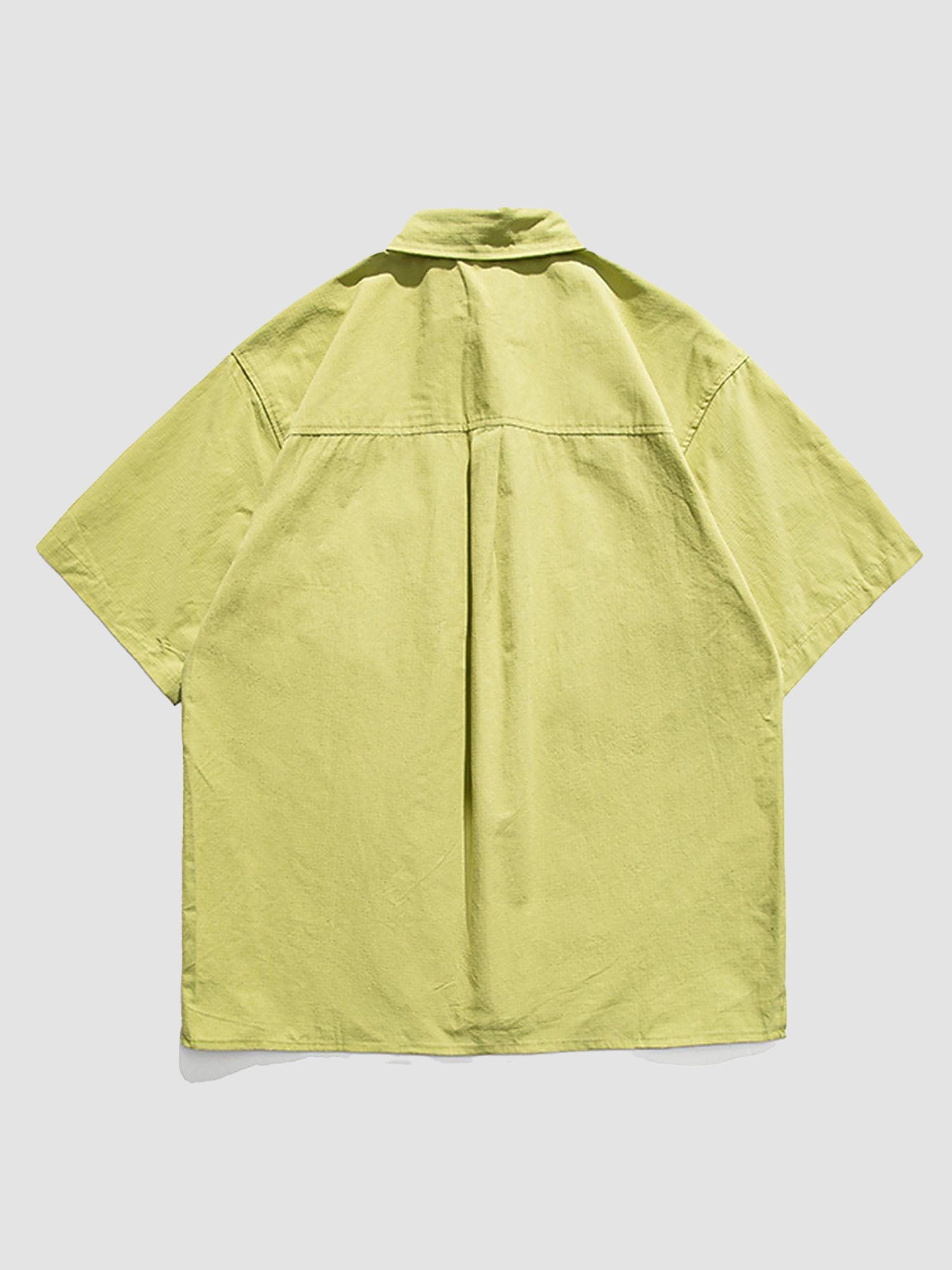 JUSTNOTAG Special Pocket Design Short Sleeve Shirts