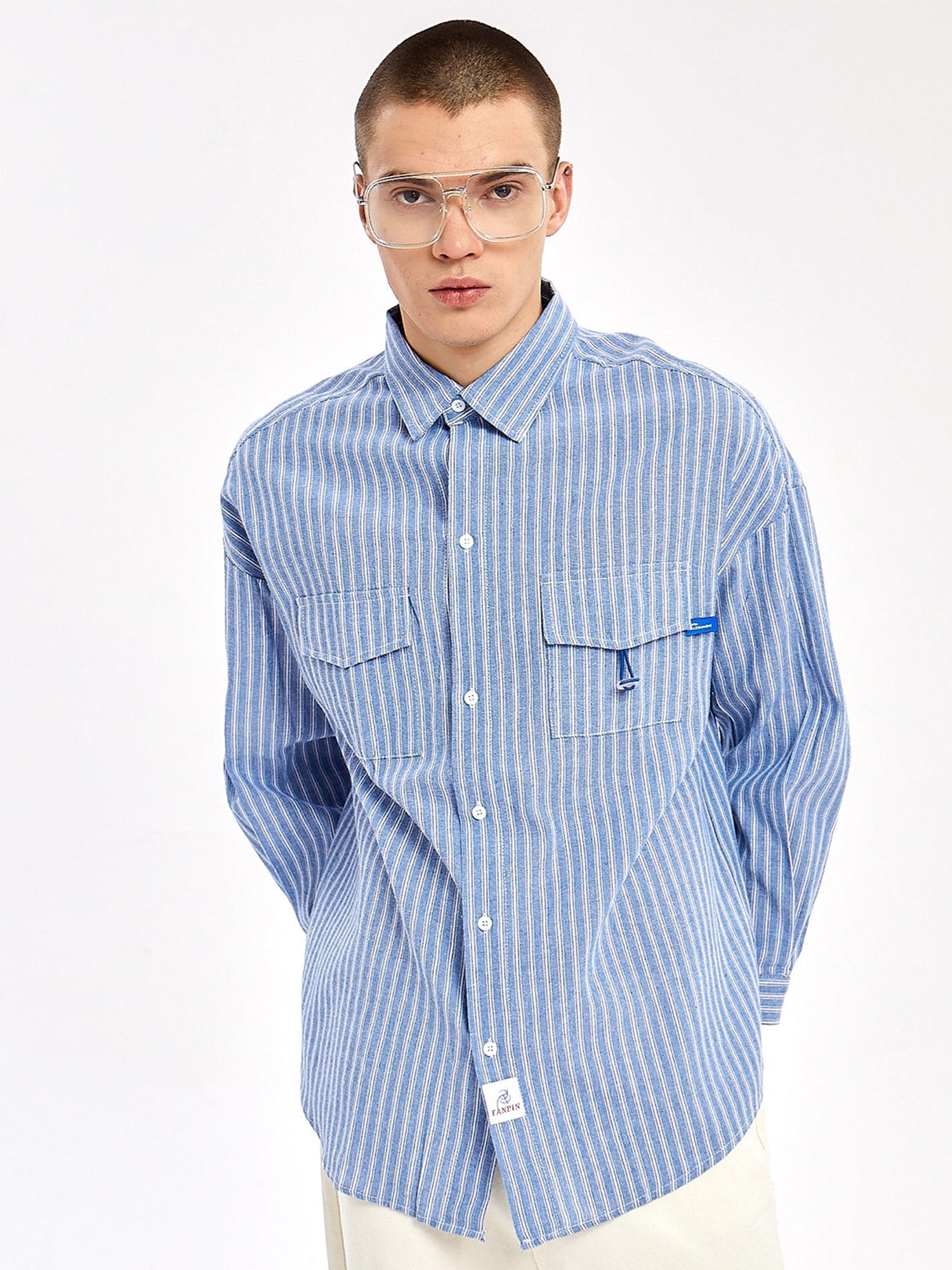 Full Sleeves Cotton Polyester Turn-down Collar Shirts