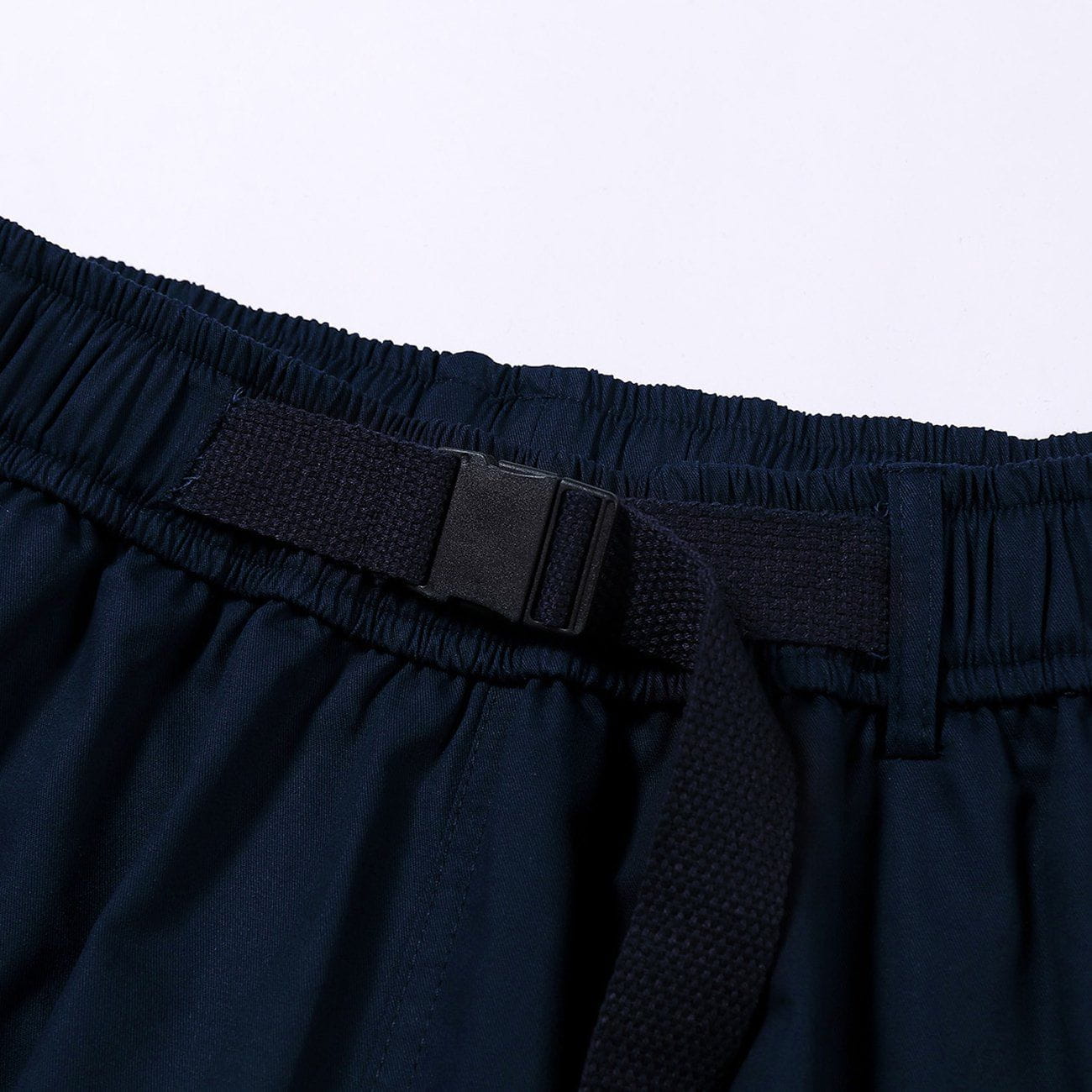 JUSTNOTAG Adjustable Waist Belt Shorts