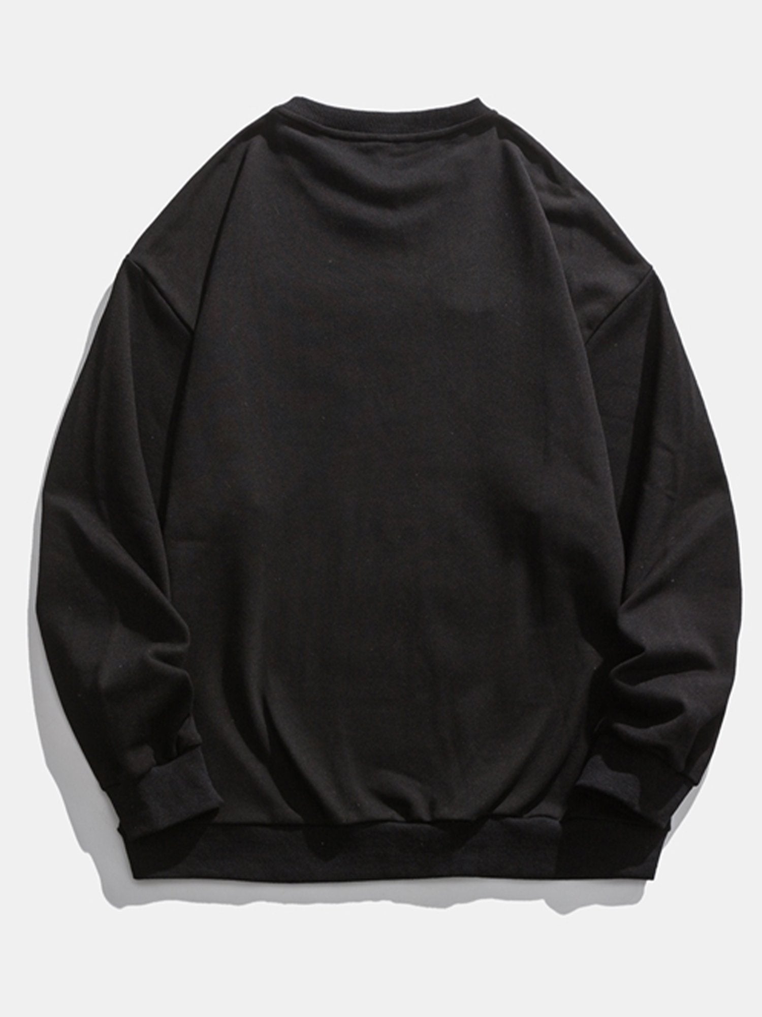 JUSTNOTAG Mode Lettre Coton Col Rond Hoodies