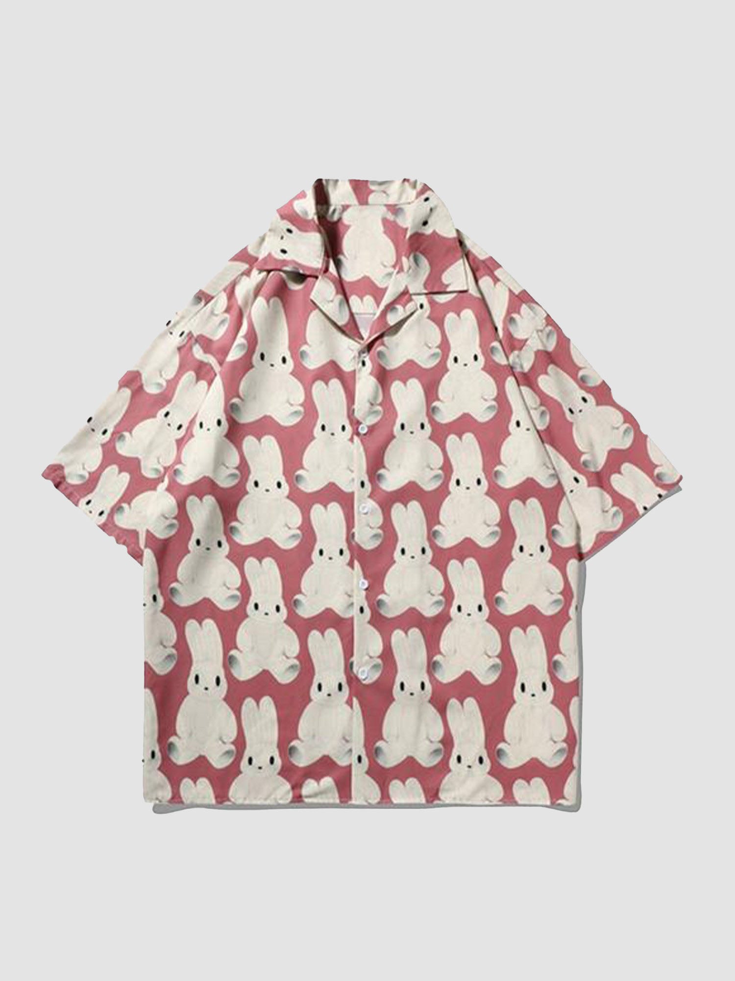 JUSTNOTAG Hawaii Rabbit Print Shirts