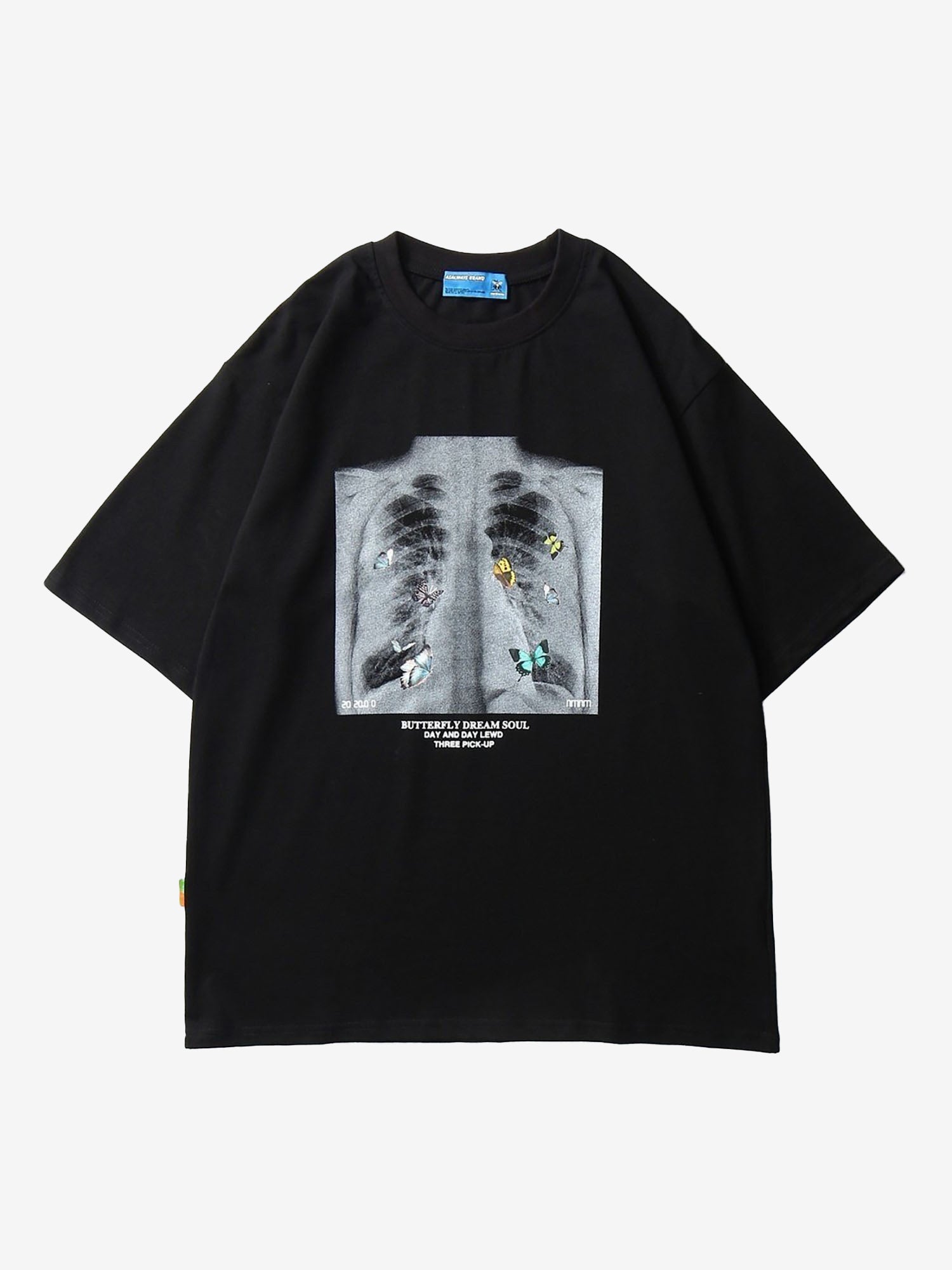 JUSTNOTAG X-ray Chest Perspective Short Sleeve Tee