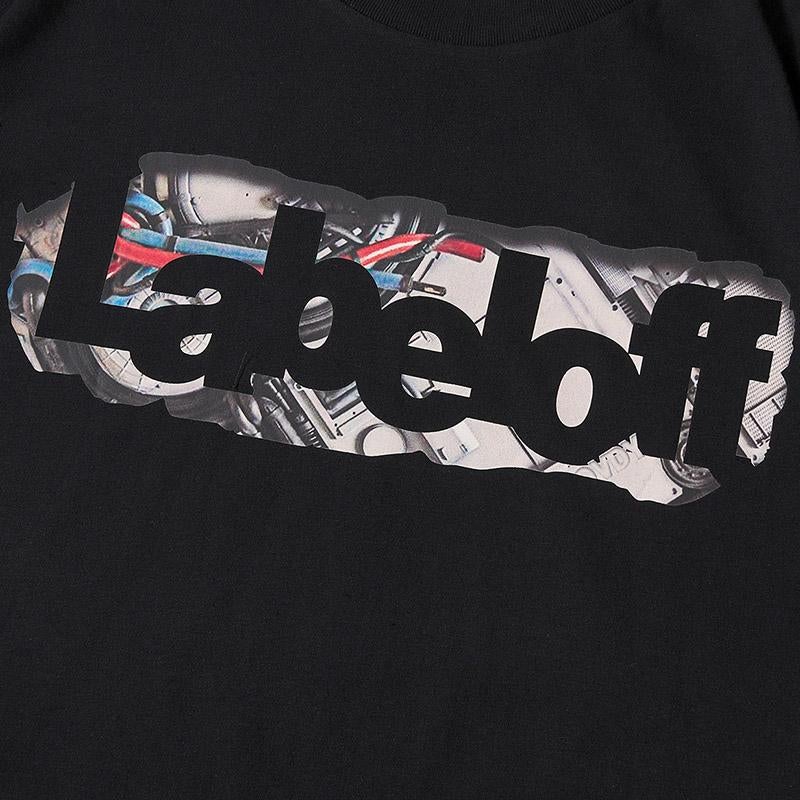 T-shirt à manches courtes en coton imprimé Justnotag Text Graffiti