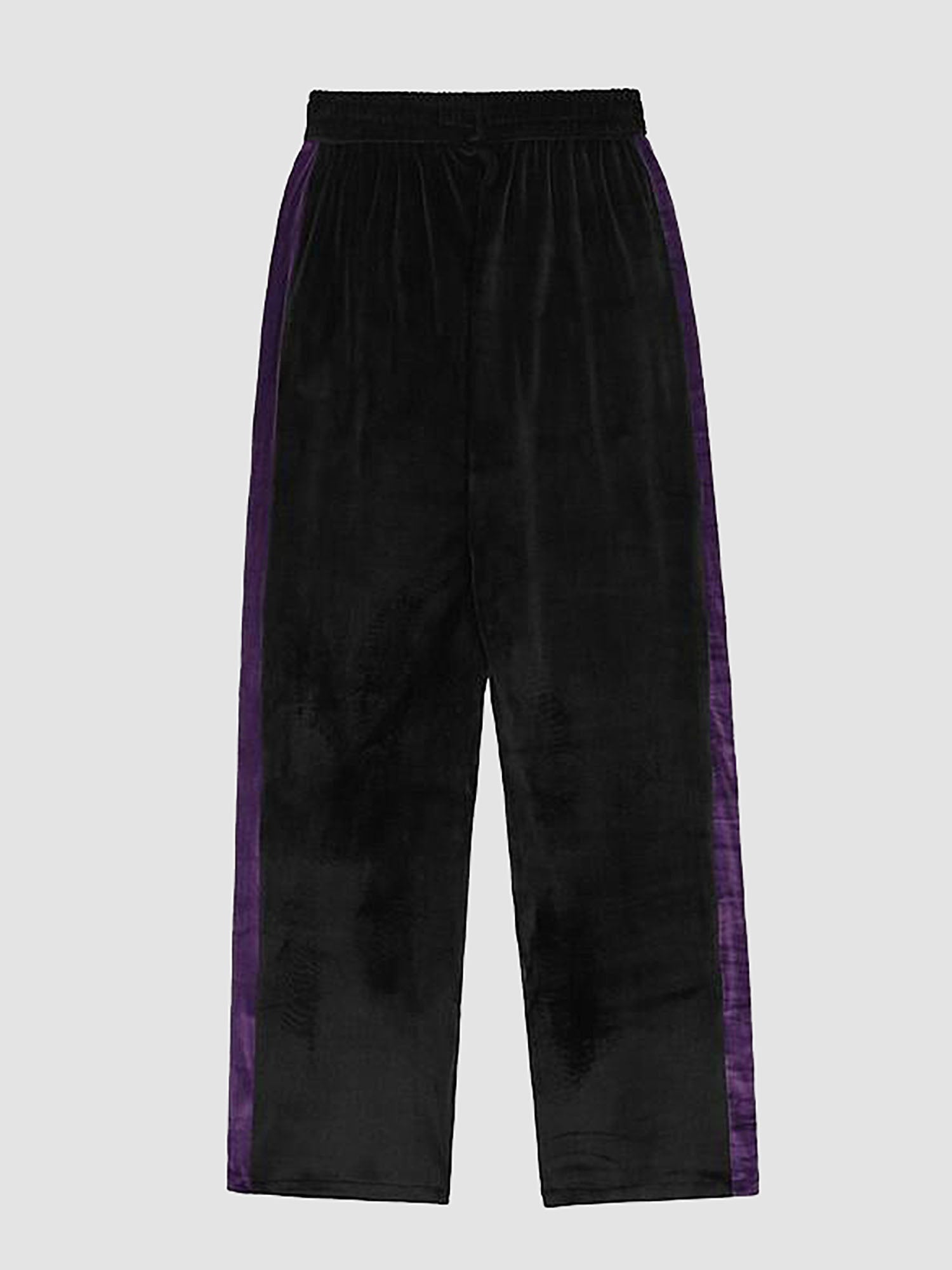JUSTNOTAG Fashionable Embroidery Velvet Joggers