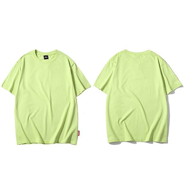 Justnotag Multi-Color Multi-Size Basic Vielseitiges Kurzarm-T-Shirt ohne Dekoration