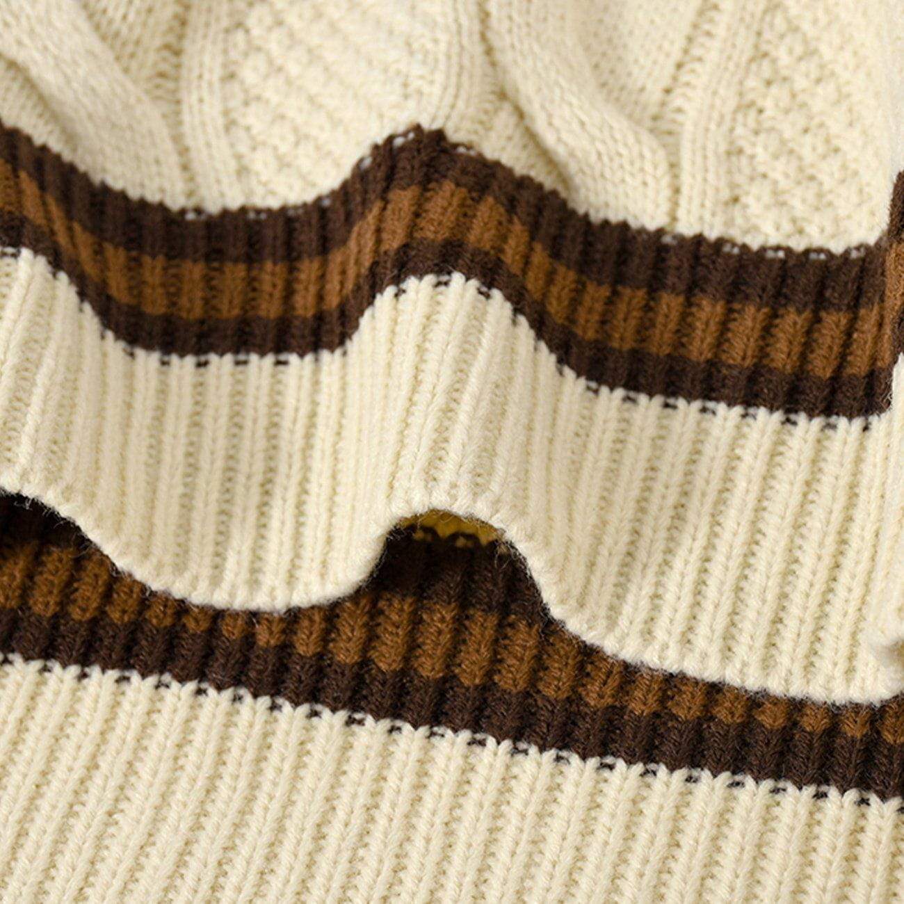 Giubbotto maglione lavorato a maglia in stile retrò Campus Justnotag