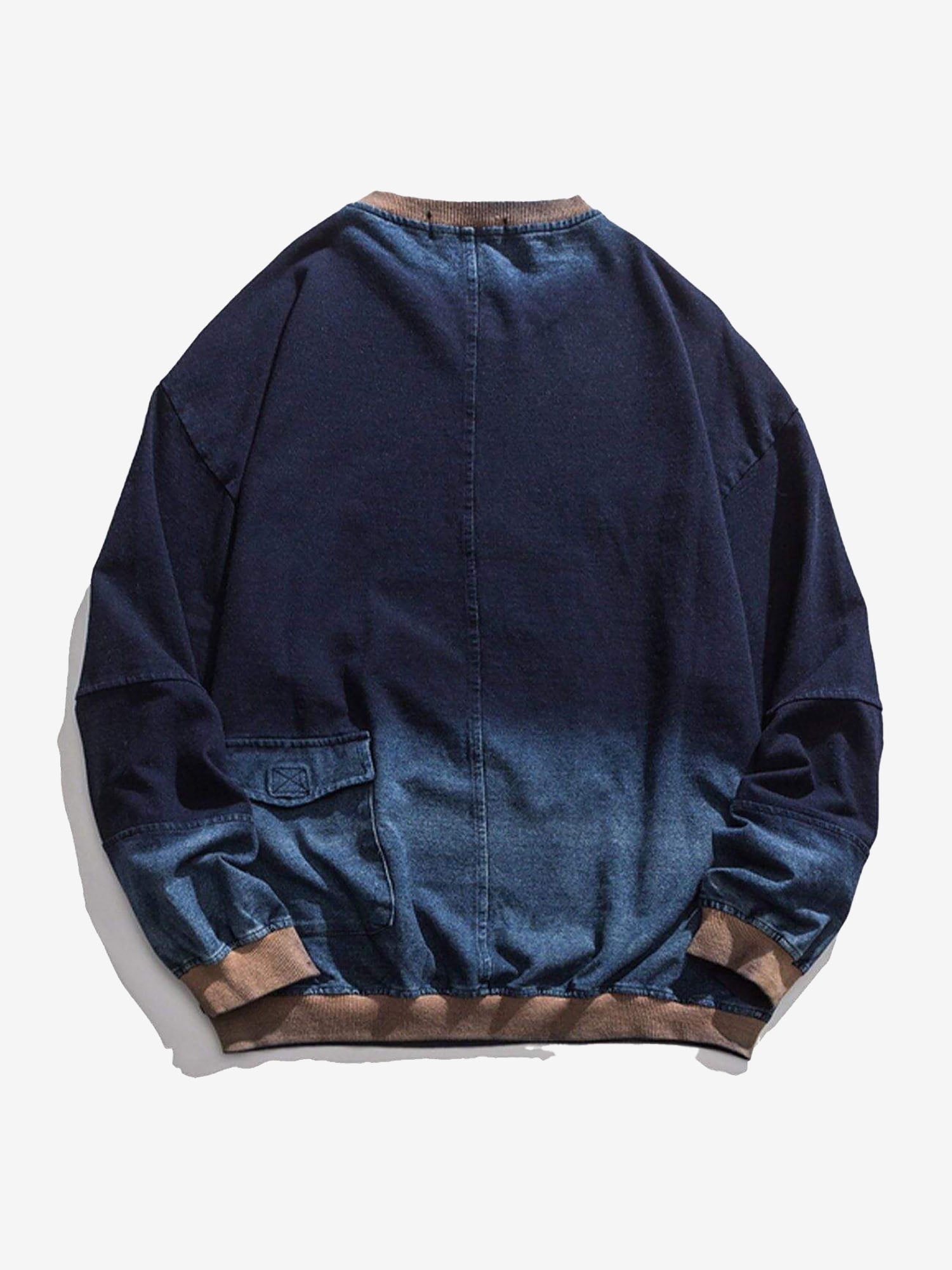 Justnotag Vintage Batik-Sweatshirt mit Farbverlauf