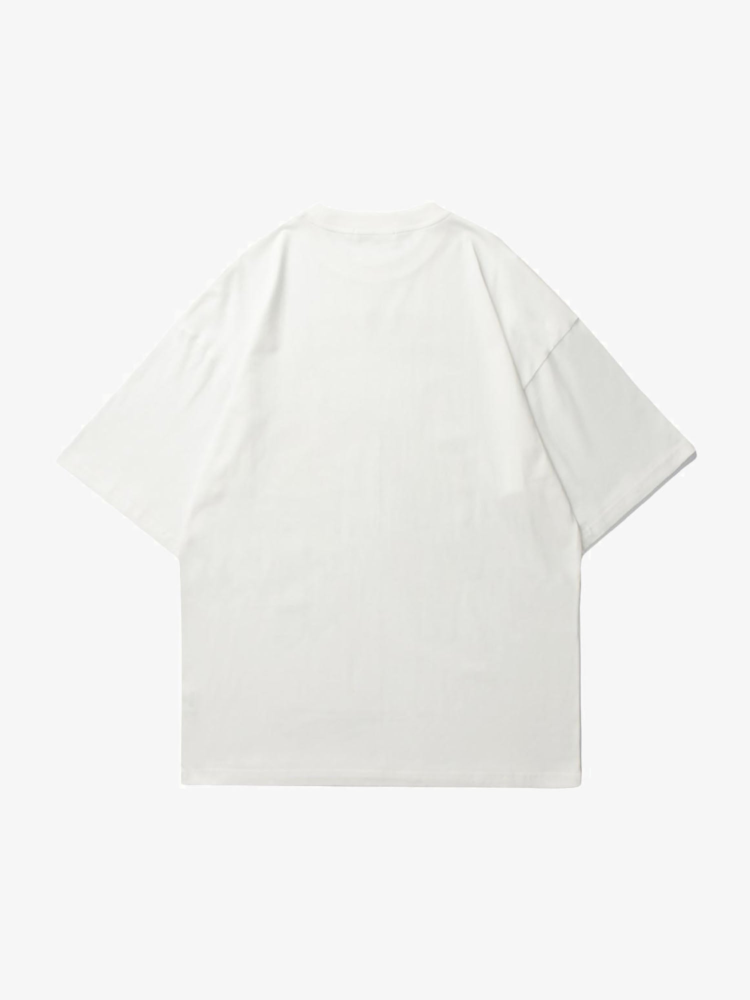 Justnotag corps humain T-shirt à manches courtes imprimé par induction thermique