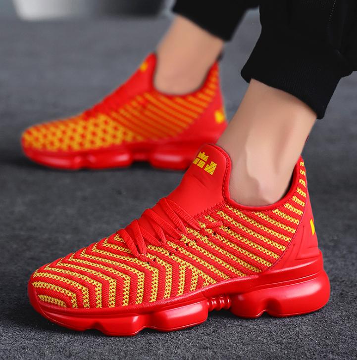 JUSTNOTAG Vacation Sports Fashion Letter Lace Up Sneaker